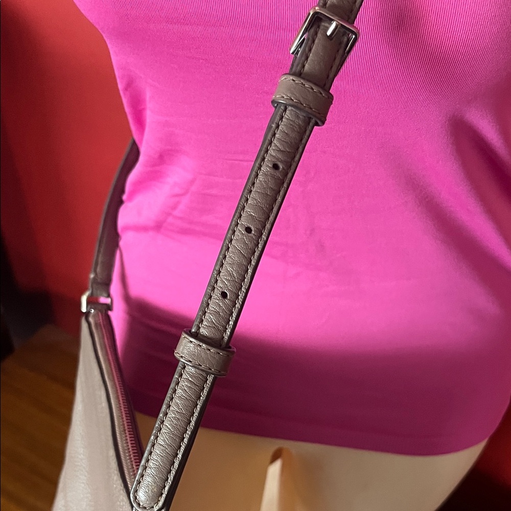 Kate Spade Taupe Leather Crossbody Bag - Picture 13 of 17